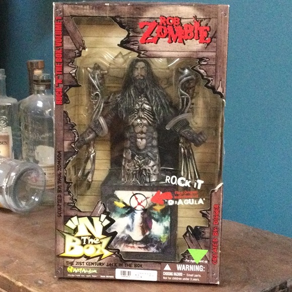 Rob Zombie jack “N” The Box collectible Musical figurine plays Dragula - Picture 2 of 8